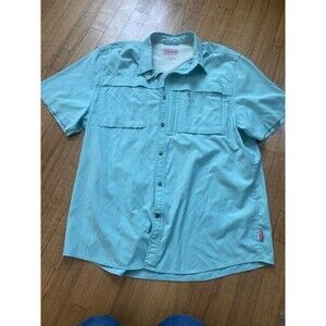 COLEMAN Vented Fishing Shirt Moisture Wicking GREEN Men's XL Gorpcore Sportswear